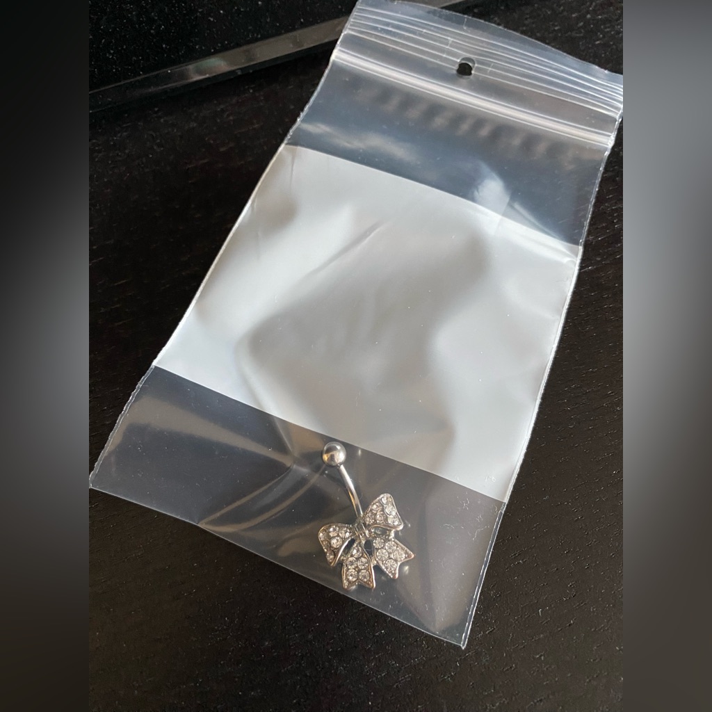 Bling Bow Bellybutton Ring